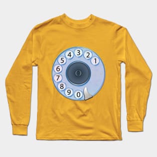 Rotary Telephone Dial Long Sleeve T-Shirt